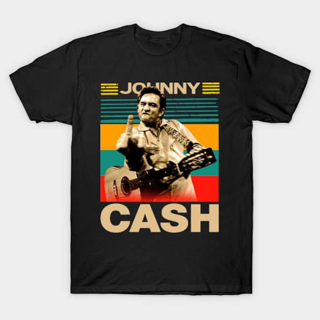 Johnny Cash | Vintage T-Shirt by danterjad